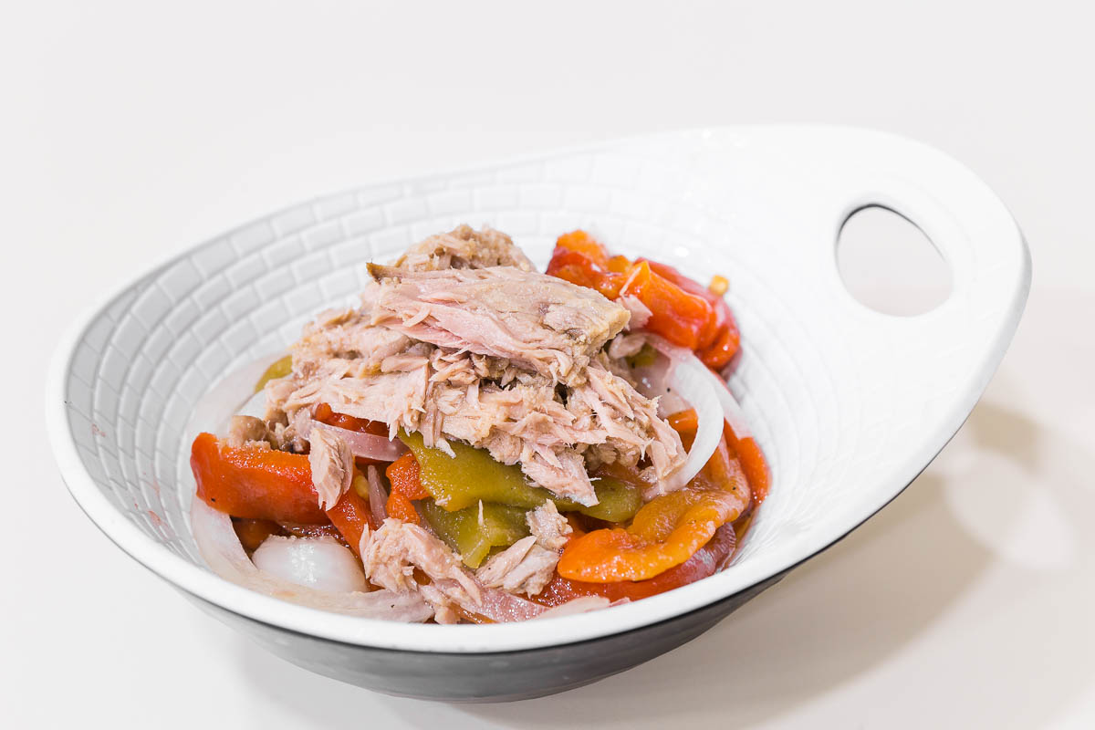 Roasted sweet Peppers with tuna