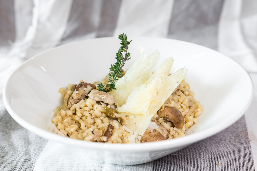 Risotto with truffled boletus