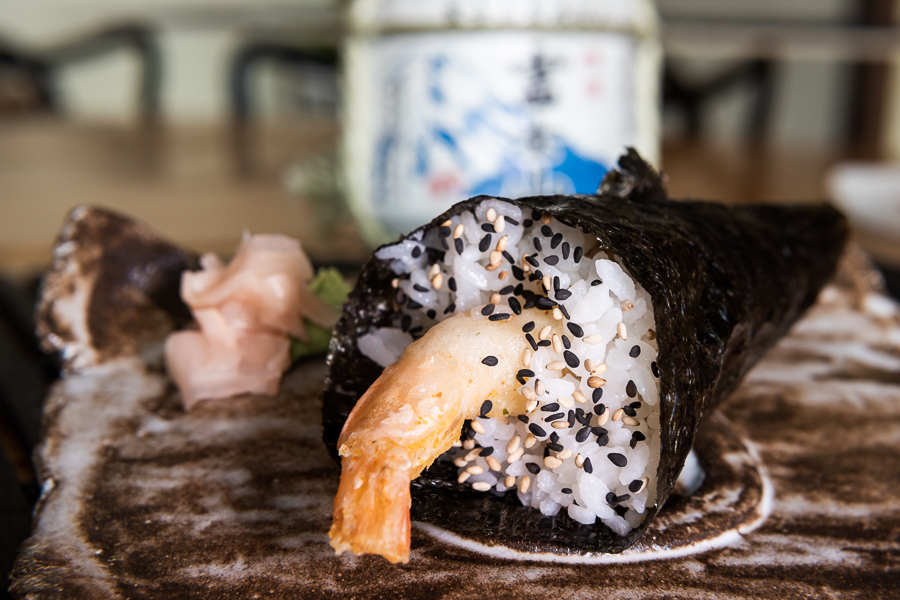 Tempura ́s sushi temaki