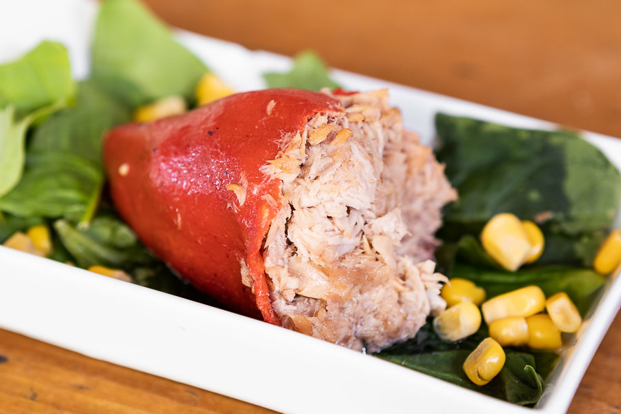 Piquillo Peppers stuffed with tuna
