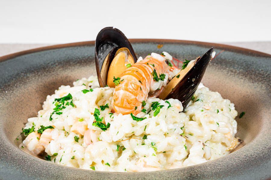 Risotto with sea fruits
