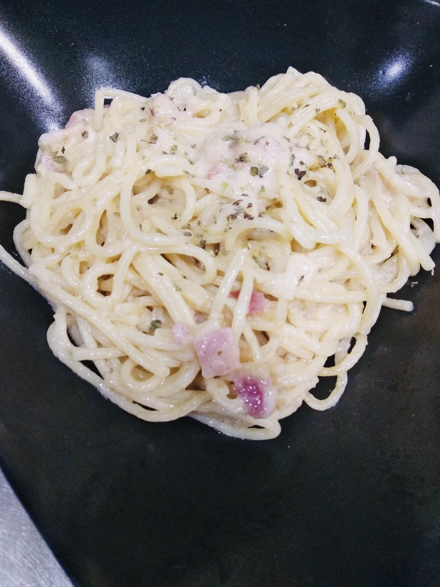Espaguetis a la carbonara