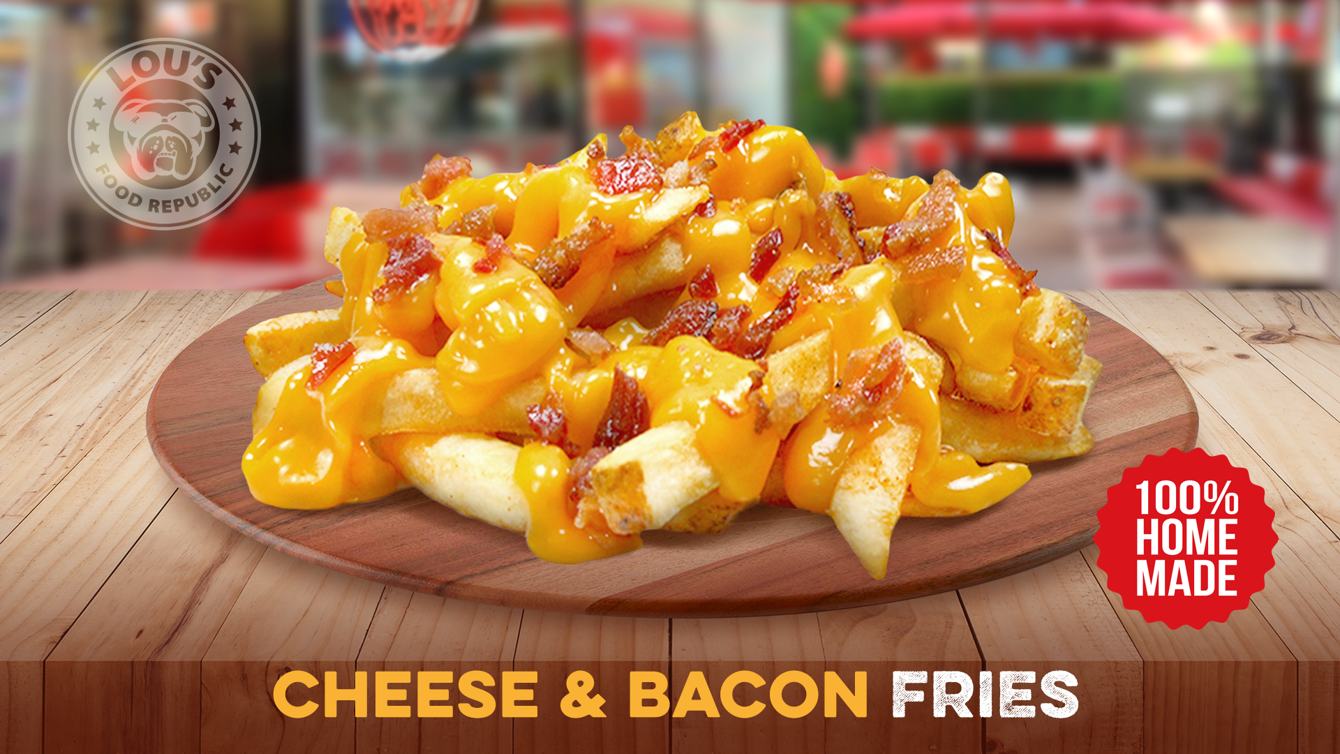 CHEESE & BACON FRIES