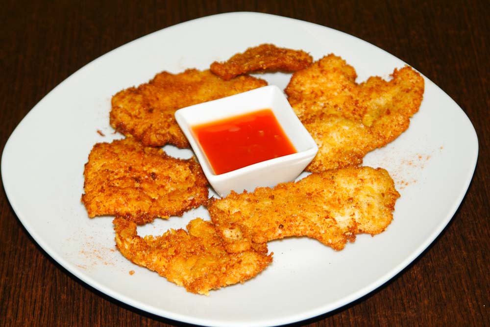 Fried chicken with bittersweet sauce  