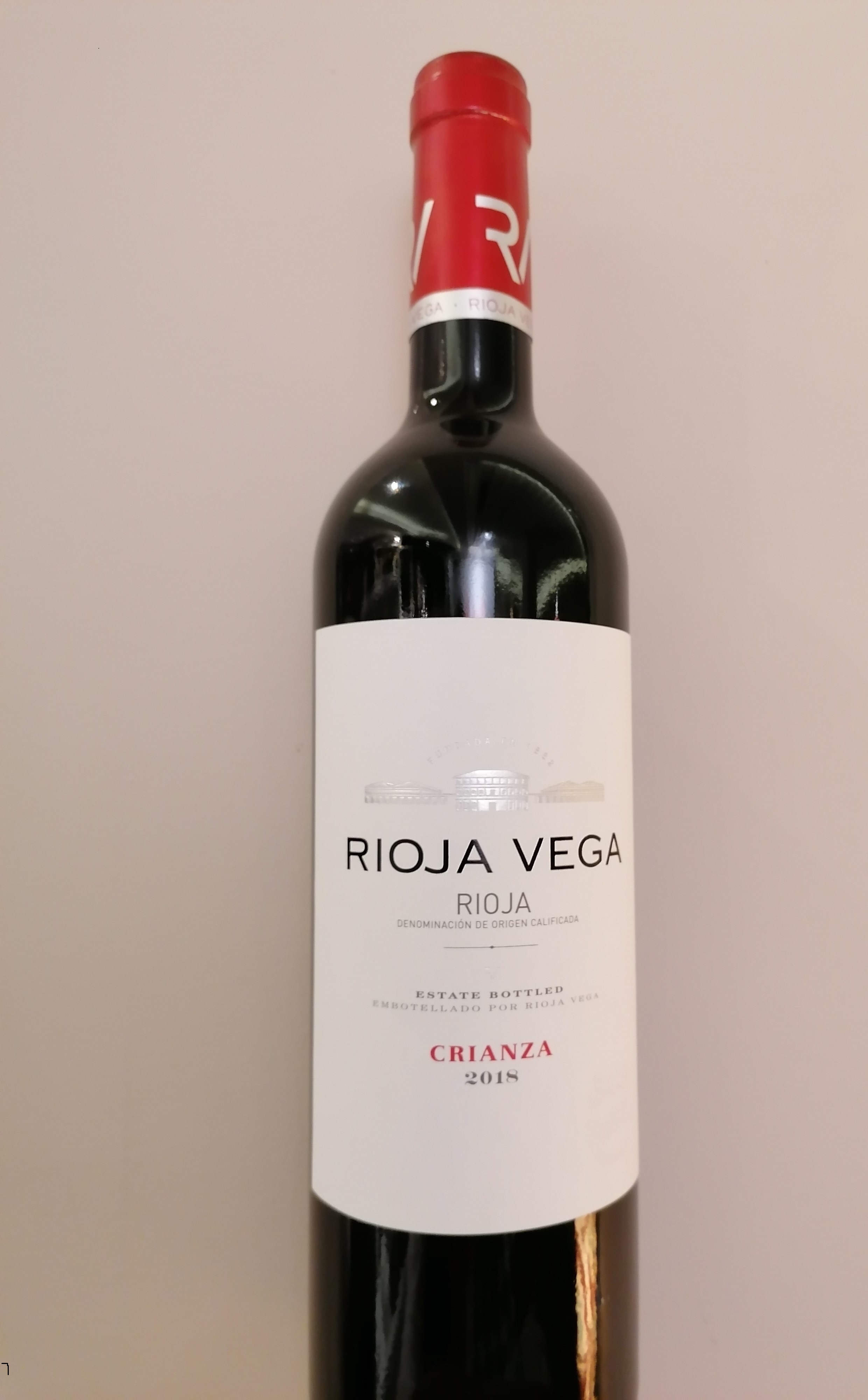 Rioja Vega crianza (Recommandation de la maison)
