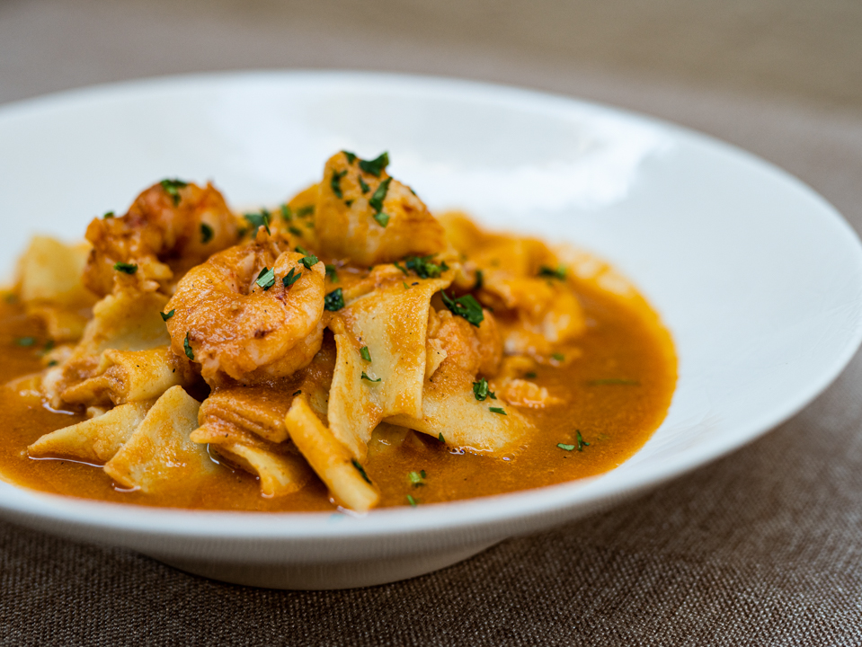 Seafood Pappardelle 
