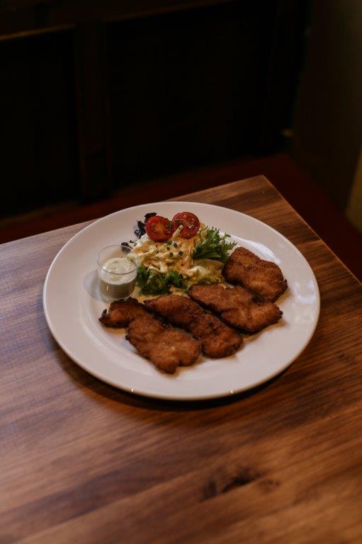 Cusk-eel fillets breaded with soft aioli