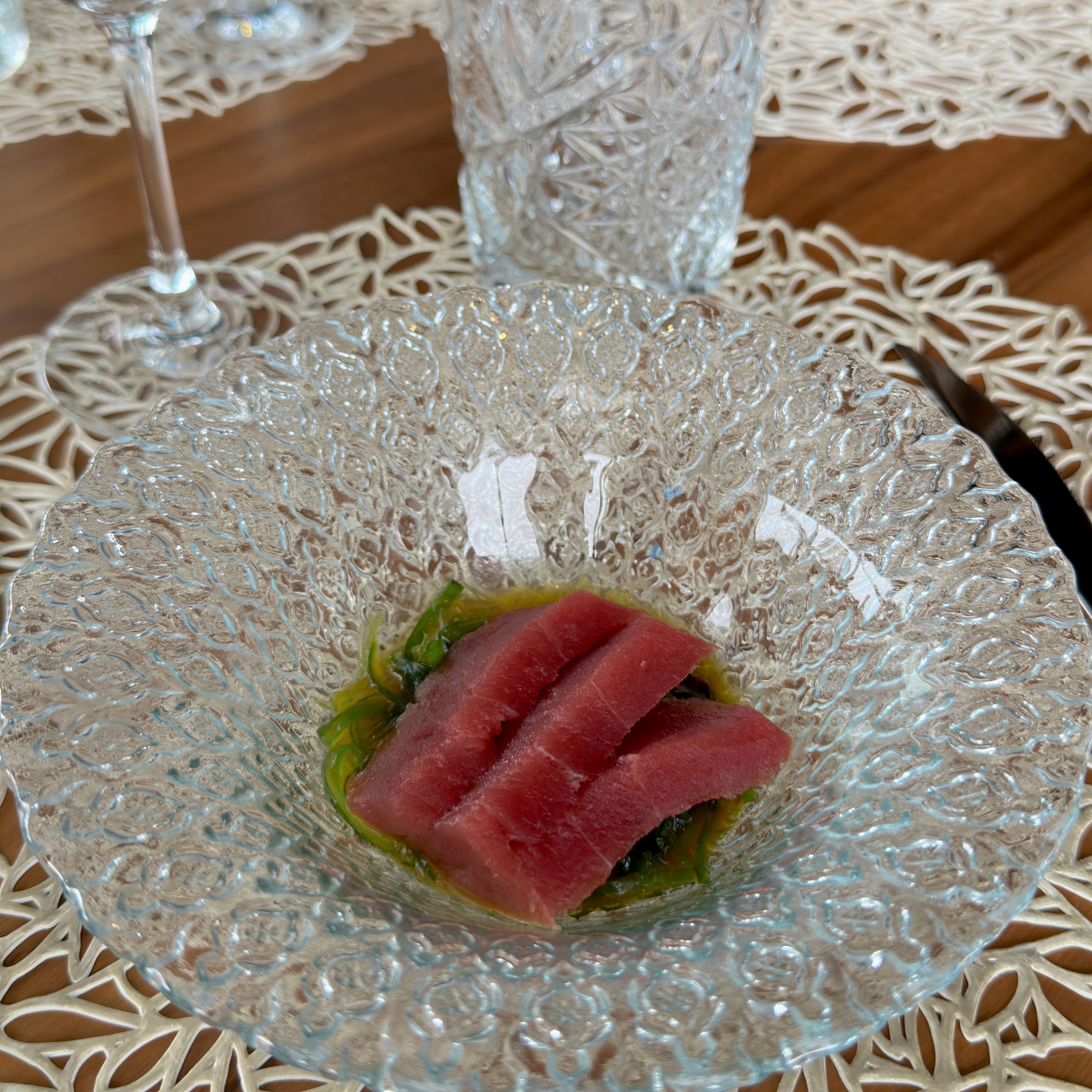 Sashimi de atún