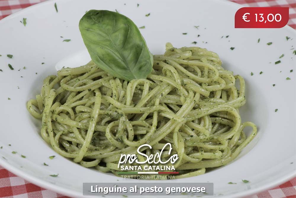 Linguine with Genoese pesto