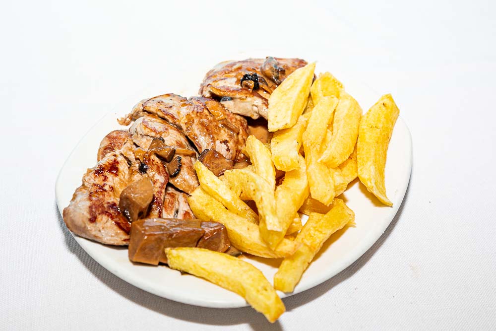 Grilled Iberian pork meat