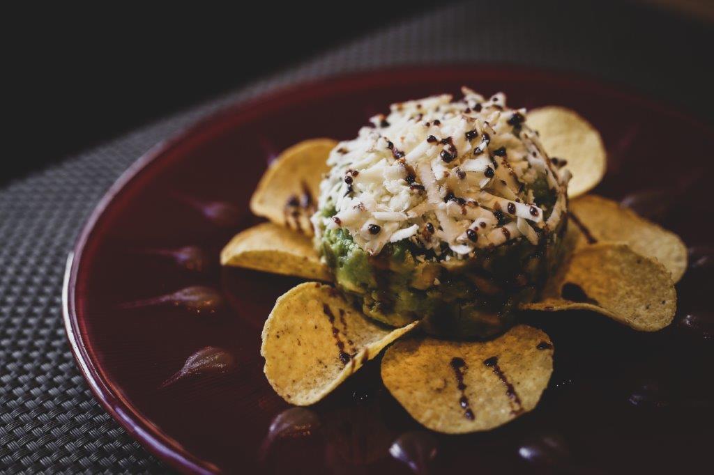 Avocado and goat cheese tartare with a light touch of citrus