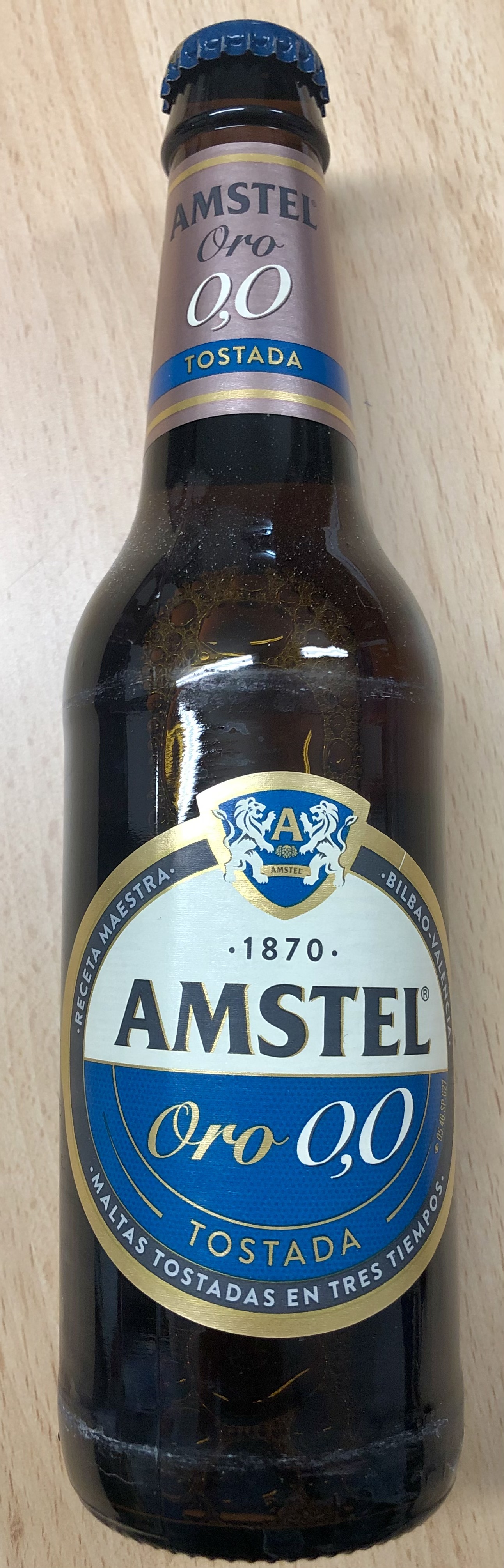 Amstel oro 0.0 TOSTADA