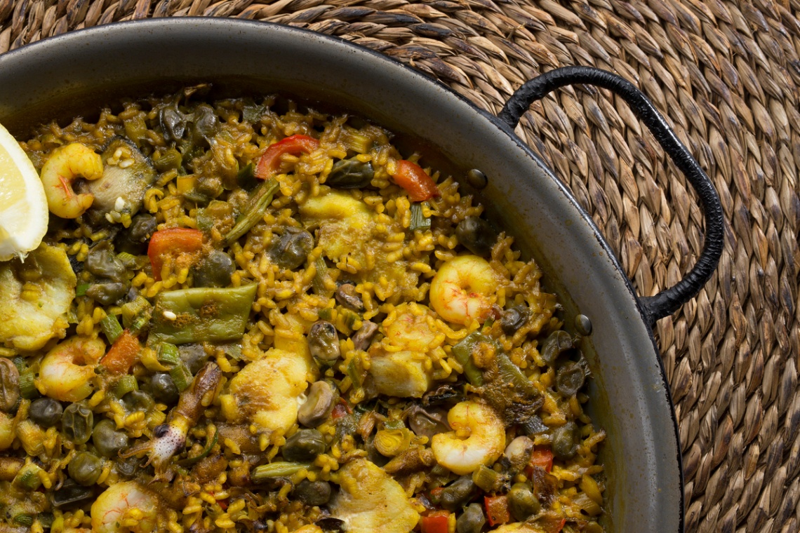 Senyoret rice with vegetables