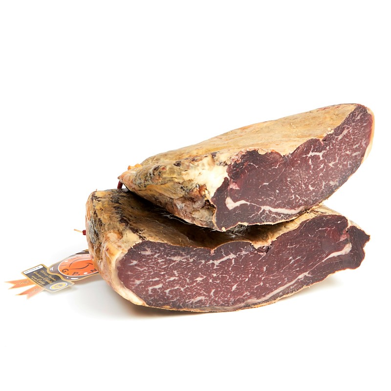 Smoked cecina (salted and dried meat) from Leon