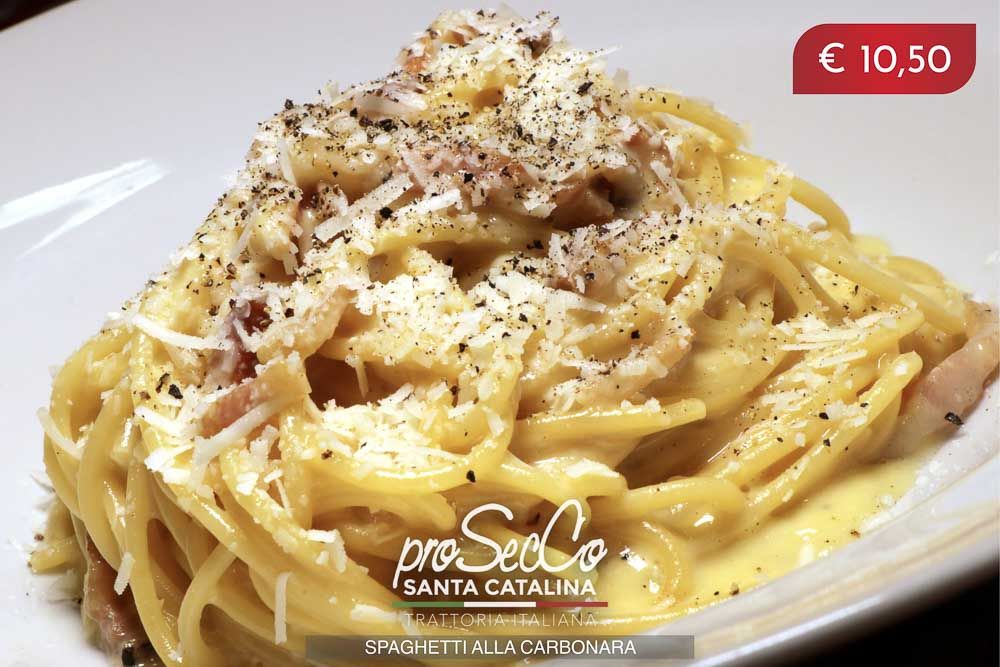 Spaghetti alla carbonara（正宗意大利）