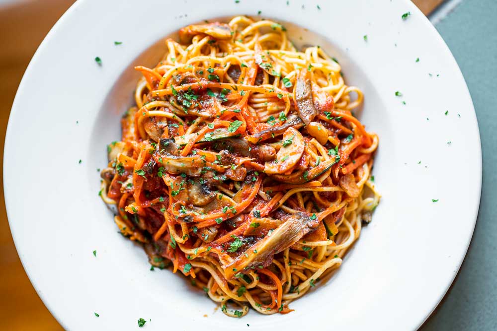 Spaghetti con Verduritas