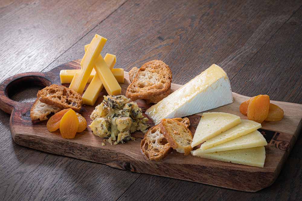 International cheese platter