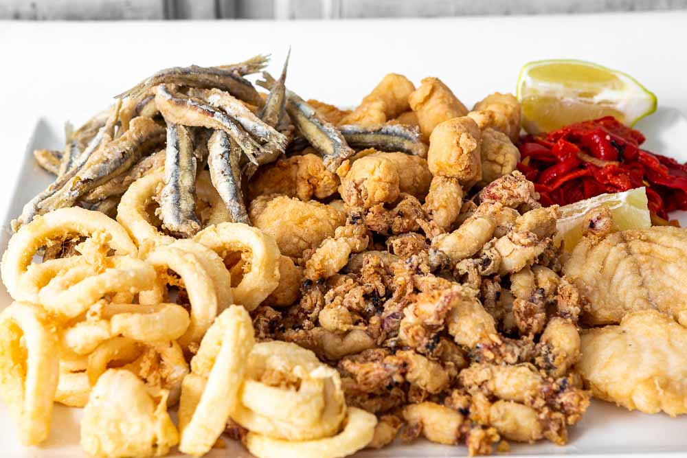 Mixed Selection of Fried Fish 
