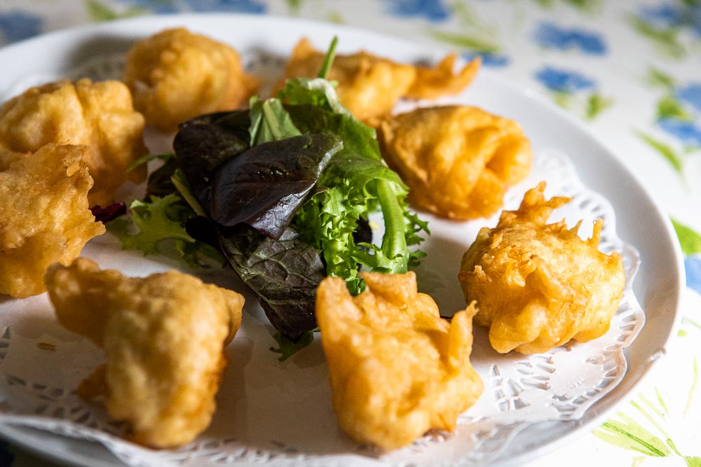 Cod fritters